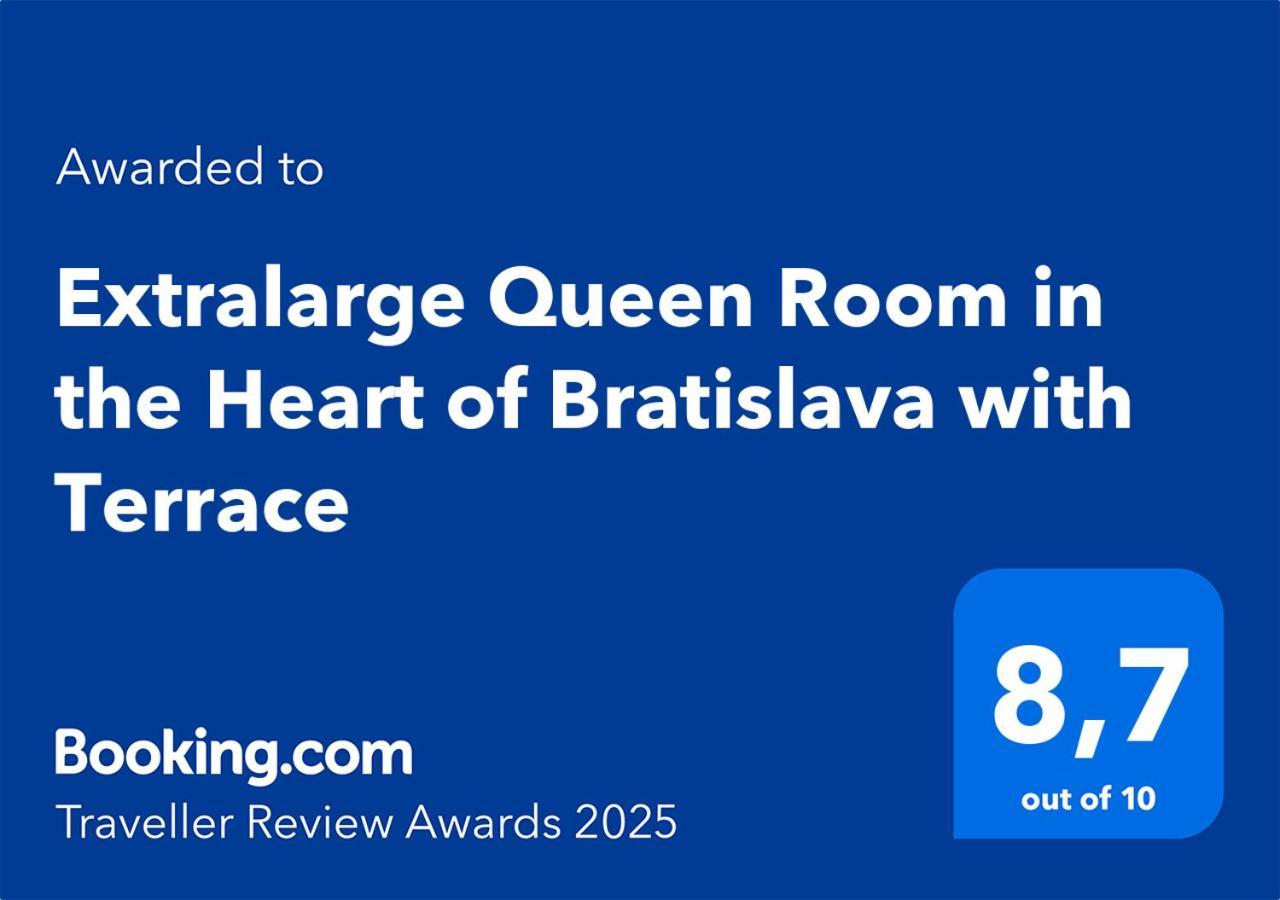Extralarge Queen Room In The Heart Of Bratislava With Terrace Εξωτερικό φωτογραφία
